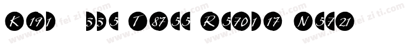 Katlynne Three Regular Neg字体转换